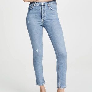 NWT Agolde Nico High rise slim fit size 26